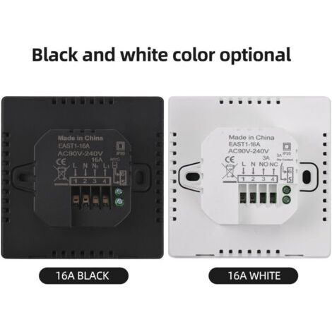 Qorva Smart-home-thermostat, Wöchentlich Programmierbar, Digital, Manueller/automatischer Modus, Lcd-display, Temperaturregler, Intelligente Elektrische Heizung