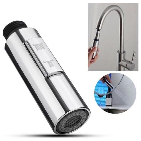 Qorva 2-modus-ausziehbrause Für Küchenarmaturen, Küchenspülenbrause, Ersatz-duschkopfdüse, Wasserstrahlregler Für Küche Und Bad
