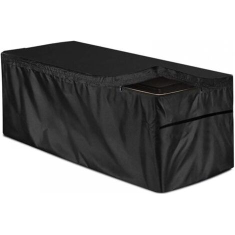 Qorva-generischer Deckel Für Gartenboxen – 210d Plane, Wasserdichte Und Uv-beständige Abdeckung Für Gartenmöbel