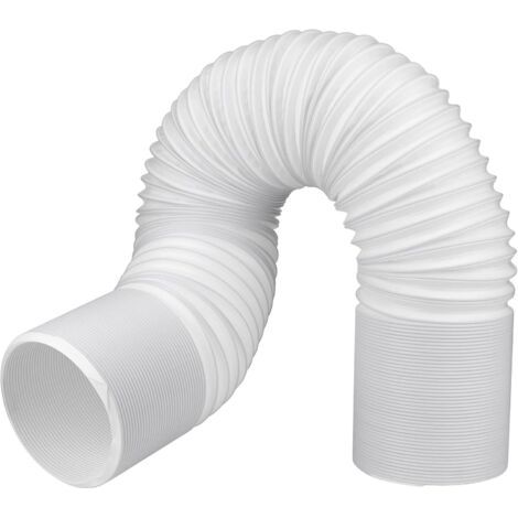 Qorva Universal 2m Tragbarer Klimaanlagen-abluftschlauch - 150mm Durchmesser Set Für Klimaanlagen, Luftentfeuchter Und Luftabsauger