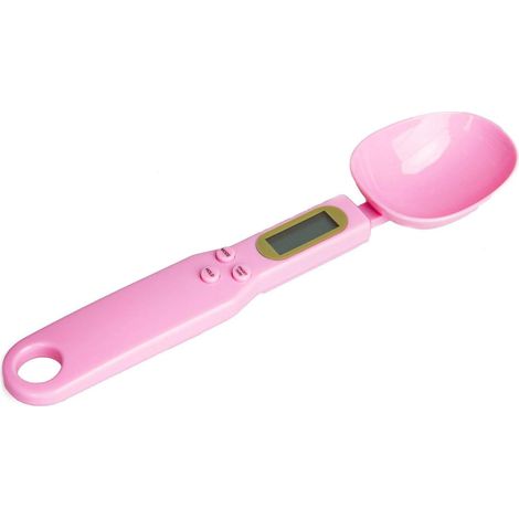 Küchenwaage, Wiege- Und Messwaage Für Flüssigkeiten, Trockene Zutaten, Milch, Tee, Mehl, Gewürze, Medikamente, 500 G (0,1 G), Tragbares Lcd-display, Milligramm-skala, Rosa
