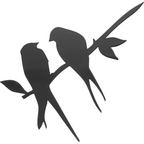 Wanddekoration Aus Metall, Vogelskulptur Aus Eisen, Vogel-wanddeko Für Den Innen- Und Außenbereich, Für Haus Und Garten