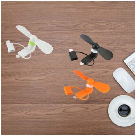 Qorva - Der Handy-ventilator Eignet Sich Für Den Einsatz Im Freien, Im Sommer Und Ist Ein Tolles Geschenk Für Mütter, Familie, Freunde, Kinder, Geburtstage, Frühling, Feste, Ostern Usw.