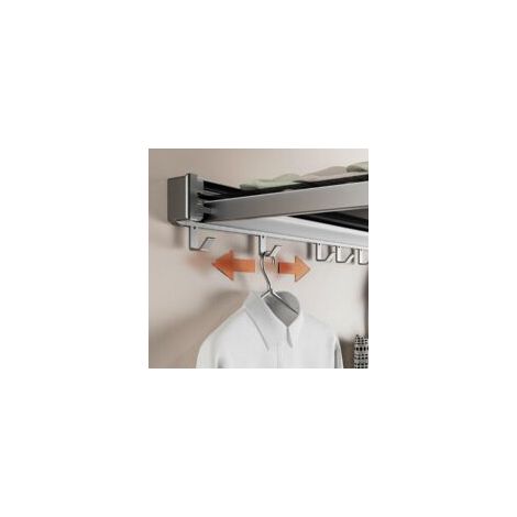 Wandmontierter, Klappbarer Wäscheständer – Robustes Aluminium – 37 X 44 Cm – Tragkraft Bis Zu 20 Kg – Für Bad Und Balkon