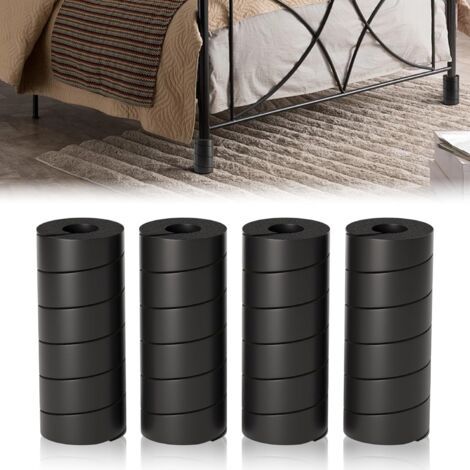 Qorva – Set Mit 4 Fußschonern Fürs Bett, 15 Cm Durchmesser, Zum Schutz Der Zehen Vor Stößen An Sofa, Stuhl Oder Tisch.
