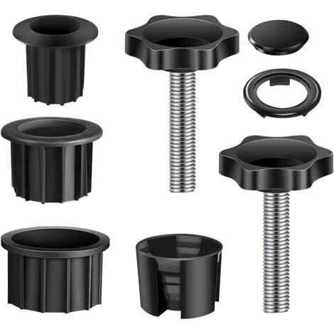 Qorva 8-teiliges Set Mit Reduzierringen Für Sonnenschirmständer, Adapter Für Sonnenschirmständer, Reduzierstücke Für Balkon- Und Gartenschirme