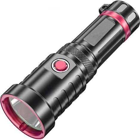 Tauchlampe, 10000 Lumen Xhp70 Led, 150 Meter Unterwasserleuchte, Ipx8 Wasserdicht, Professionelle Unterwasser-tauchlampe Mit Trageschlaufe Zum Tauchen (batterie Nicht Im Lieferumfang Enthalten)