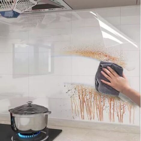 Qorva-universal – Selbstklebende, Transparente Folie Für Küche Und Wände, Wasserdicht, Ölbeständig, 45 Cm, 2 M