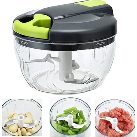 Manueller Fleischwolf Aus Edelstahl, Geeignet Für Salate, Manueller Zerkleinerer, Zwiebelschneider, Mini-multifunktionszerkleinerer, Manueller Zwiebelschneider Für Tomatensoße, Gemüse, Obst, Fleisch,