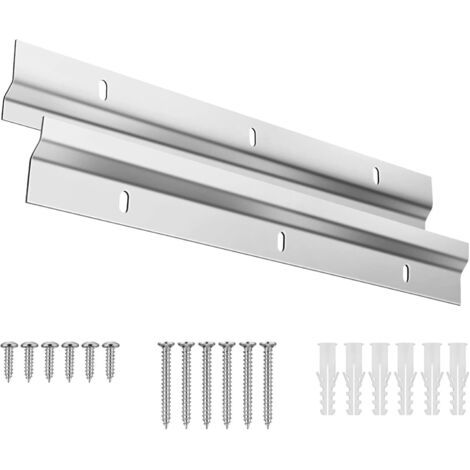 Qorva-30 Cm Französischer Bürstenrahmen, Spiegelaufhängungsset Im Französischen Bürstenrahmen-design, Z-schienen-wandhalterung