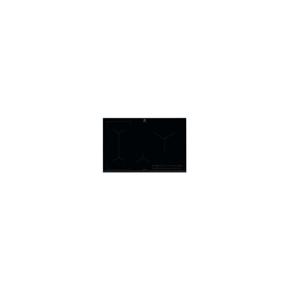 Electrolux Cil83441 Schwarz Integriert 80 Cm Zonen-induktionskochfeld 4 Zone(n)