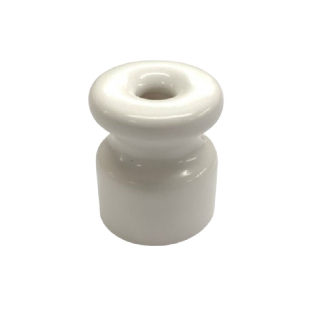 Porzellanisolator Weiß 19x24mm Für Geflochtenes Kabel, 5er-pack