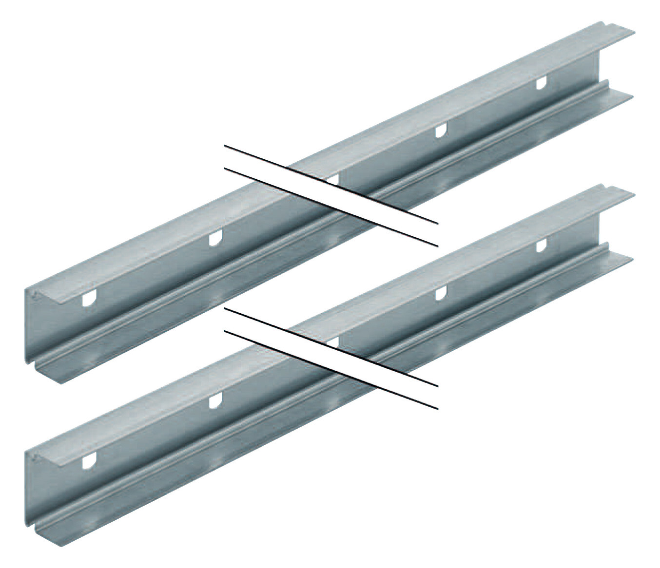 Geberit Duofix Set Systemschiene, 300x5x3,4cm, 111.979.00.1