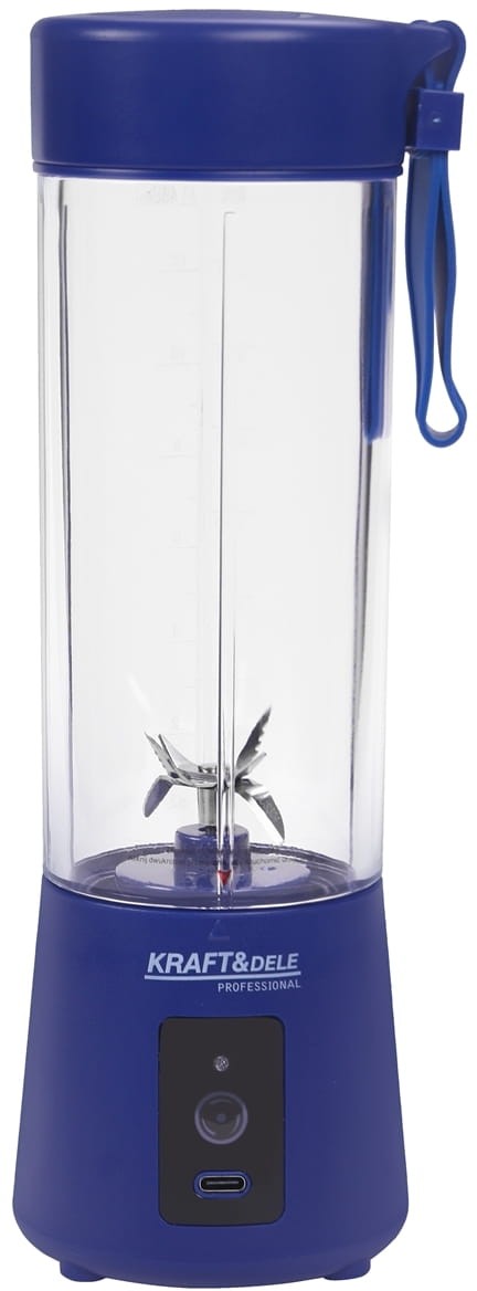 Wiederaufladbarer Usb-c-standmixer 400 Ml Blau Kraft&dele