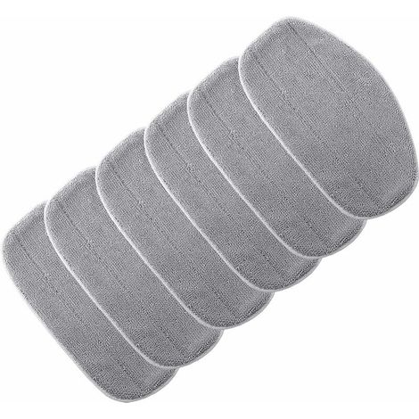 Set Mit 6 Ersatzpads Für Leifheit Cleantenso Dampfreiniger, Dampfmopp, Wischmopp Zur Tiefenreinigung