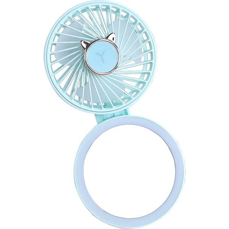 Mini-ventilator, Handventilator, Tischventilator, Nackenventilator, 180° Drehbar, Faltbar Und Tragbar – Ideal Für Zuhause, Büro Und Reisen