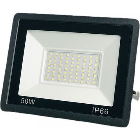 Led-flutlicht Mit Bewegungsmelder, 50 W Led-außenbeleuchtung, Kaltweiß, Für Garten, Garage Und Eingangsbereich