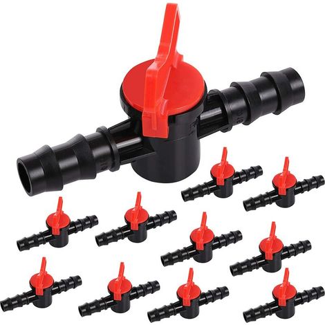10 Stück Gartenschlauch-wasserhähne, Bewässerungsventile, Schlauchanschlüsse, 16 Mm Absperrventile Aus Kunststoff Für Die Gartenbewässerung