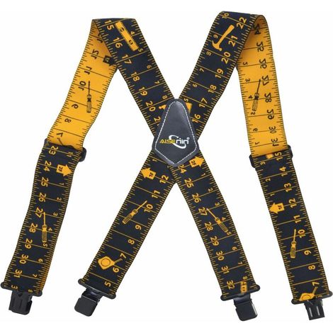 Hochleistungs-hosenträger Für Werkzeuge, Hosenträger Mit Starken Clips, Verstellbare Hosenträger, Bequeme Hosenträger Für Damen Und Herren, Transparente Skala.