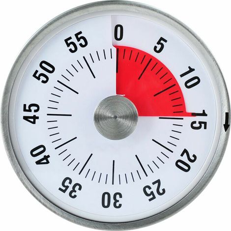 Riesiger Mechanischer Timer – 60 Minuten – Große Ziffern – Freistehend Oder Magnetisch – Küchentimer, Klassenzimmertimer – Management
