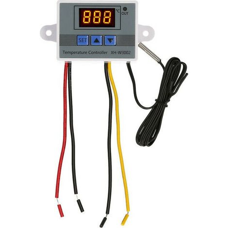 Thermostat Und Temperaturprogrammierer Kleiner Digitaler Thermostat, Intelligenter Temperaturregler, Verzögerter Start, Verpolungsschutz - Xh-3002