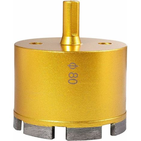 80-mm-diamantkernbohrer, Hohlbohrer Für Keramik, Marmor, Porzellan, Schiefer, Fliesen, Granit (80 Mm Durchmesser)