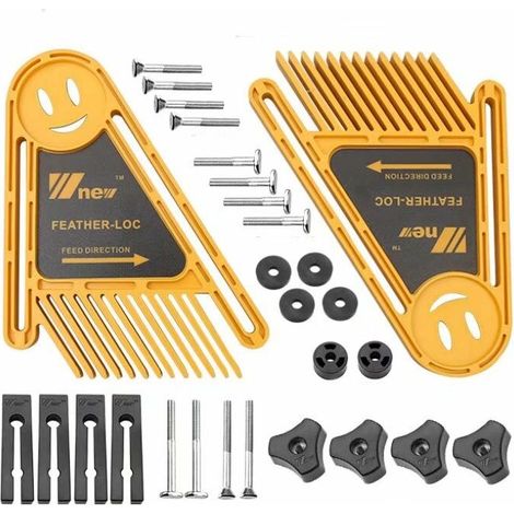 Mehrzweck-holzfräser Mit Doppelfederbrettern, Federtisch Für Tischkreissägen, Oberfräsen Und Tische, Anschläge, Werkzeuge, Gehrungslehre, Schlitz, Holzbearbeitung, Diy, Guazhunii, 2 Stück
