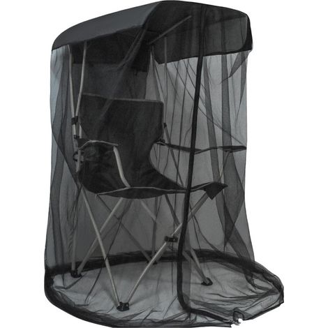 Moskitonetz Für Gartenstühle, Insektenschutz, Reißverschluss, Wasserdicht, Uv-beständig, Tragbar Für Angeln, Camping, Wandern Und Reisen – 185 X 125 X 205 Cm, Schwarz
