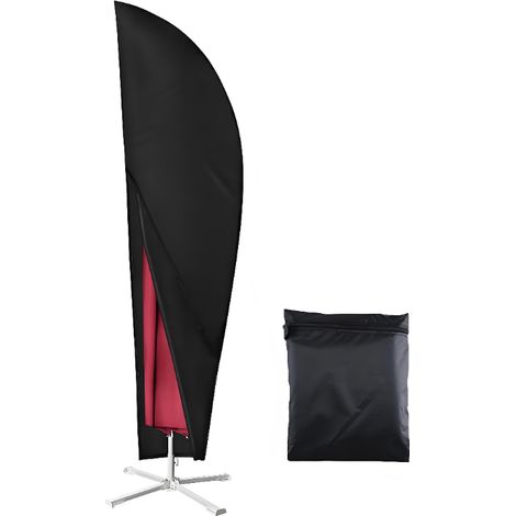 Schutzhülle Aus 420d Oxford-gewebe, Für Römische Sonnenschirme, Wasserdicht, Uv-beständig, Schwarz, 205 Cm (50 X 70 X 40 Cm)