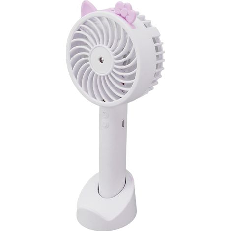 Multifunktionaler 2-in-1-usb-ventilator, Leistungsstarke Belüftung, 3 Einstellbare Geschwindigkeitsstufen, Ultraleise, Mini-ventilator Mit Erfrischendem Nebel