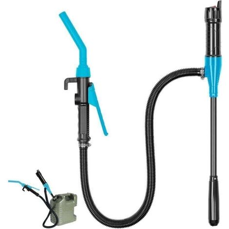 Alliandisp Kraftstoffförderpumpe, Batteriebetriebene Flüssigbenzinpumpe, Saugpumpe, Batteriepumpe, Kanisterpumpe, Automatische Saugpumpe