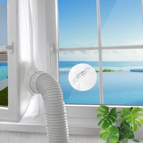 Alliandis Fensterdichtungssatz - Amoune - 400 Cm - Wasserdicht - Einfache Installation - Tragbare Klimaanlage