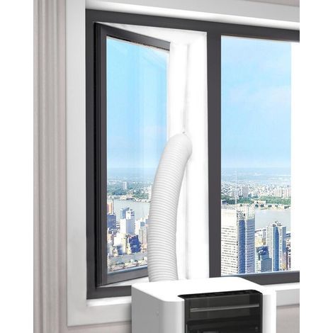 Garden Future 400 Cm Fensterdichtungsset Für Mobile Klimageräte, Zubehör Für Mobile Klimageräte, Kompatibel Mit Klimaanlagen Und Wäschetrocknern, Einfache Installation, Neu
