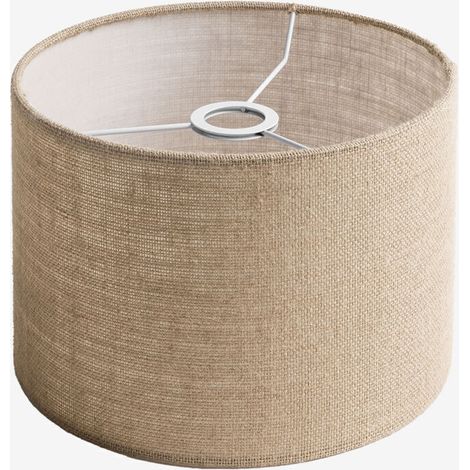 Alliandisarlina Sklum Lampenschirm Aus Beigem Leinenstoff Ø30 Cm - ↑20 Cm