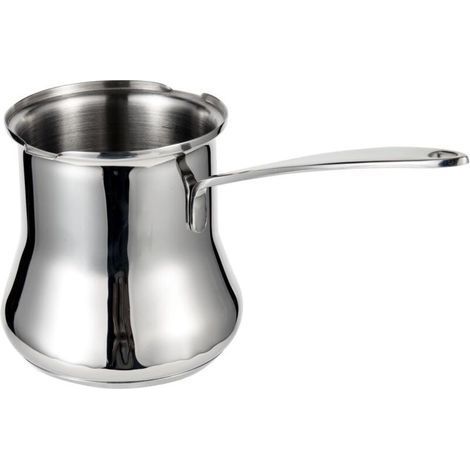 Alliandis Türkische Kaffeemaschine, Arabische Kaffeemaschine, Türkische Cezve Kaffeemaschine, Griechische Kaffeemaschine Aus 18/10 Edelstahl, Briki Türkische Kaffeemaschine (16,9 Oz).