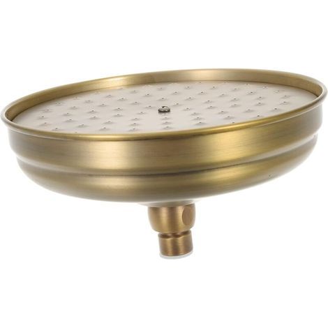 Garden Futurebeijiyi – Duschkopf Aus Antikem Messing, 203 Mm – 360° Verstellbarer Winkel – Kompatibel Mit Standard-duscharmen – Badezimmeraccessoire