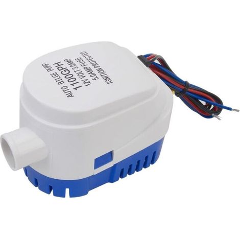 Alliandisp Automatische Bilgenpumpe 1100 Gph 24 V, Automatische Tauchpumpe Mit Integriertem Schwimmerschalter Für Schiffsbilgen, Wasserpumpen Für Boote, Teiche Und Schwimmbäder