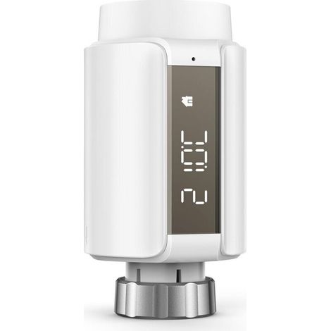 Alliandist Intelligentes Thermostatventil Für Heizkörper – Bluetooth-verbindung (hub Erforderlich), Programmierbares Vernetztes Thermostatventil, Intelligenter Thermostat Für Warmwasserheizkörper, The