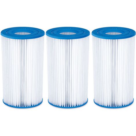 Alliandis 3er-pack Summer Waves A/c Filterkartuschen Für Schwimmbäder