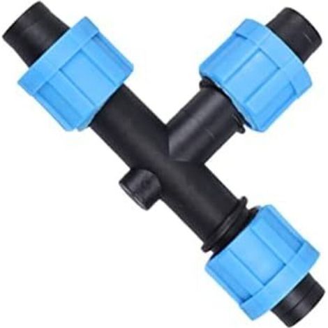 Alliandiscsparkv 16 Mm 10 Stück Garten-tropfbewässerungs-t-stücke Mit Widerhaken, Schlauchverbinder, Gartenzubehör, Heimwerkerbedarf, Haushaltszubehör, Sprinkler-bewässerungsanlage