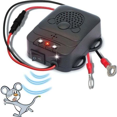 Garden Future Ultraschall-autoabwehrgerät, Xu, Elektronisches Ratten- Und Marderabwehrgerät Mit Led-blitzlichtern Für Auto, Scheune, Küche - Kzq