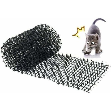 Alliandis Dornenschutzmatte Gegen Katzen, Gartengitter, Schutzmatte Gegen Hunde, Katzen Und Andere Haustiere, 200 X 30 Cm