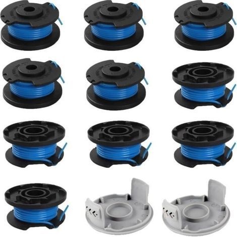 Alliandis Packung Mit 10 Ersatzspulen Für Ryobi One + Rac124 Ac14rl3a Olt1823 Olt1832 18v 24v 40v 2 Kappen[u1064]