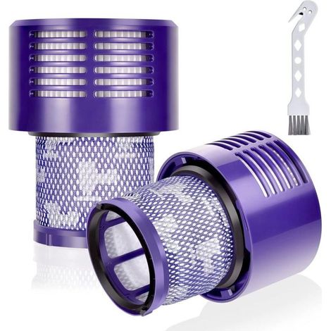 Alliandis2 Filterset Für Dyson V10 Und Sv12 Serie, V10 Filter Kompatibel Mit Dyson Cyclone V10 Absolute, Animal, Total Clean Und Motorhead Akku-staubsaugern, Ersetzt Dy-969082-01