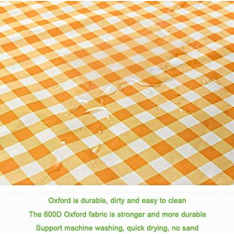 Alliandisc Picknickdecke, Mittelgroße Strandmatte 100 X 150 Cm, Wasser- Und Sandabweisend Für 3–4 Personen, Dick Und Weich Für Camping, Wandern Und Reisen
