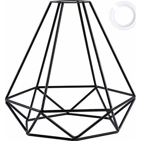 Alliandi Metalllampenschirm, Schwarzer Retro-lampenschirm Für Küche, Esszimmer, Schlafzimmer, Flur (schwarz)