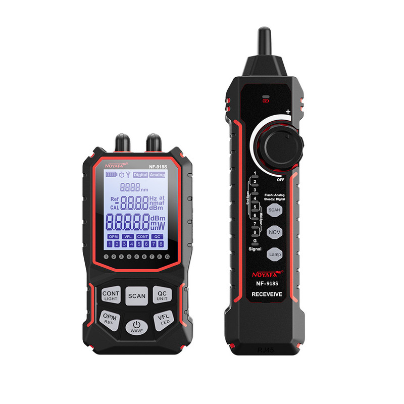Noyafa Nf-918s Netzwerktester – Opm 6λ, Vfl 10mw, Rj45/poe-test Und Fehlerortung
