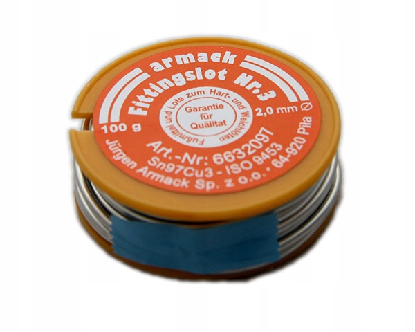 Armack Weichlot Nr. 3 S-sn97cu3 2 Mm 100 G