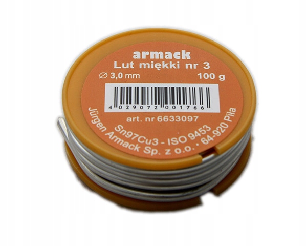 Armack Weichlot Nr. 3 S-sn97cu3 3 Mm 100 G