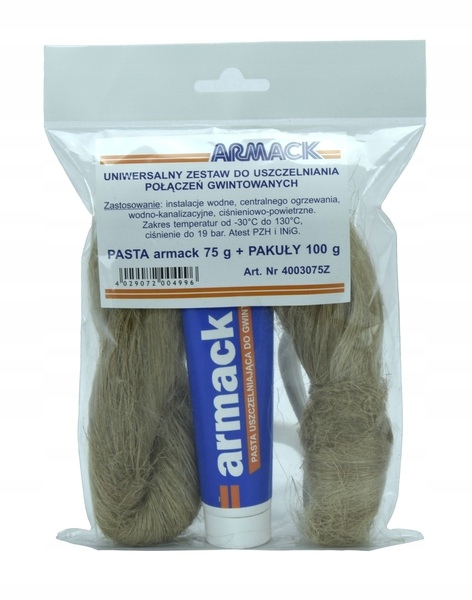 Armack Dichtungspaste + Hanffaser